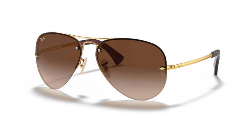 Ray-Ban RB3449 in Arista Gold - Front View