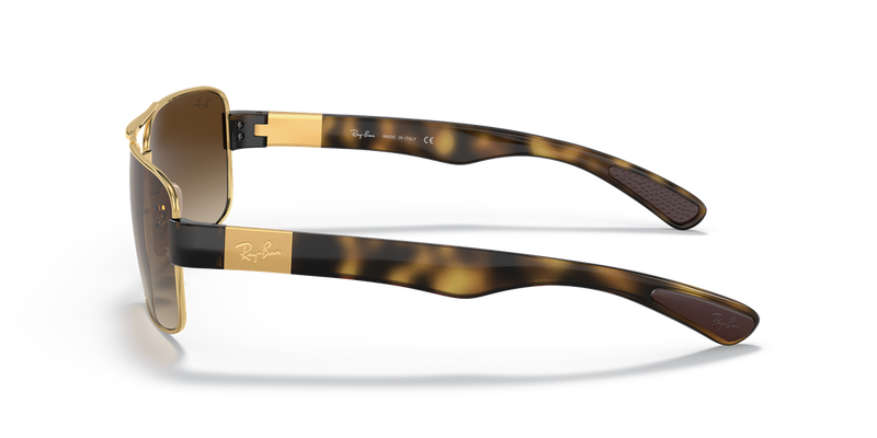 Ray-Ban RB3522 in Arista Gold - Back View