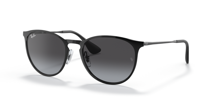Ray-Ban ERIKA METAL in Black / Grey Gradient (002/8G) - Front View