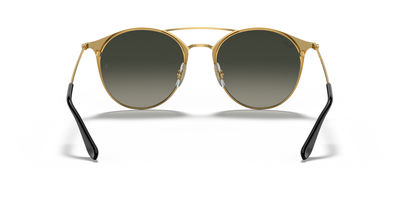 Ray-Ban RB3546 in Black On Gold - Temple Detail