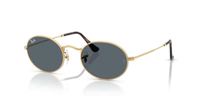 Ray-Ban OVAL in Arista Gold - Alternate View