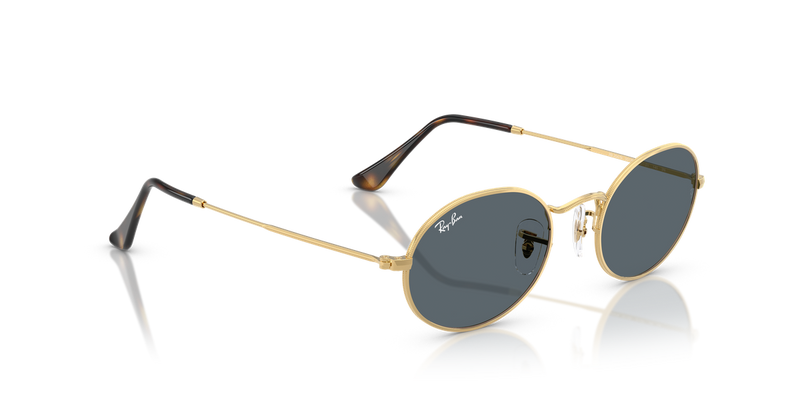 Ray-Ban OVAL in Arista Gold - Alternate View
