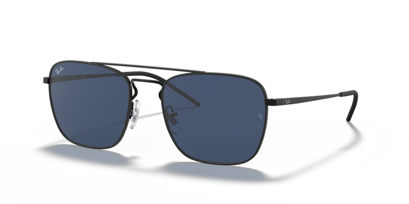 Ray-Ban RB3588 in Rubber Black / Dark Blue (901480) - Front View