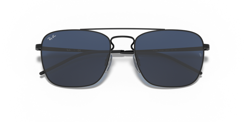 Ray-Ban RB3588 in Rubber Black / Dark Blue (901480) - Side View