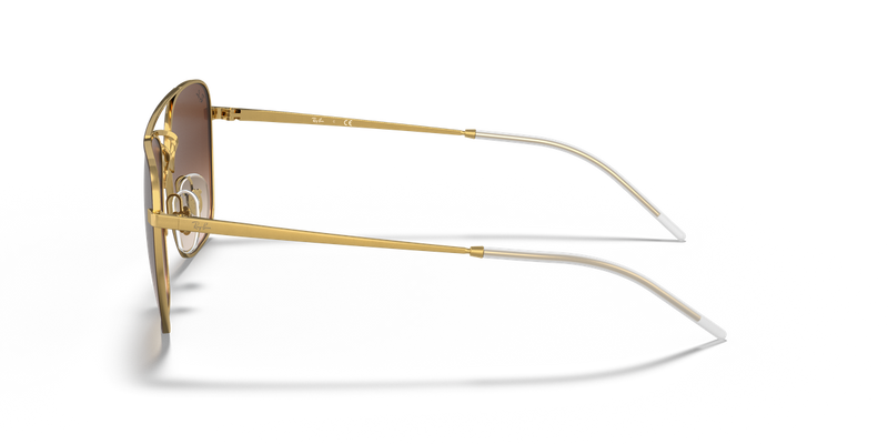Ray-Ban RB3588 in Brown On Gold / Brown Gradient (905513) - Alternate View