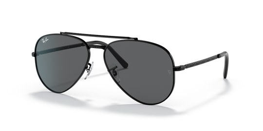 Ray-Ban NEW AVIATOR - Black / Dark Grey (002/B1)