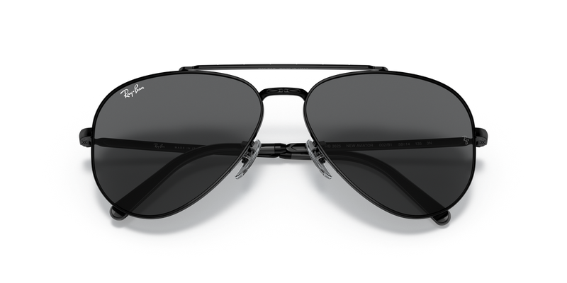 Ray-Ban NEW AVIATOR in Black - Side View