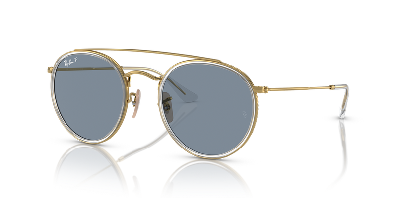 Ray-Ban RB3647N in Arista Gold / Blue Polarized (001/02) - Alternate View