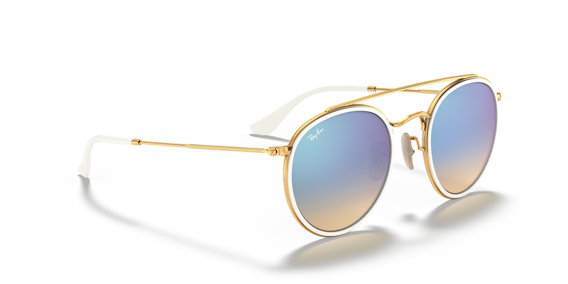 Ray-Ban RB3647N in Arista Gold / Blue Flash (001/4O) - Alternate View