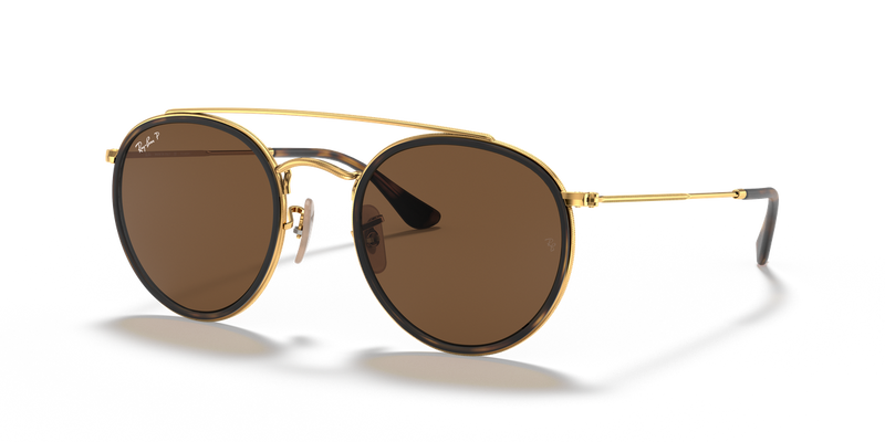Ray-Ban RB3647N in Arista Gold / Brown Polarized (001/57) - Alternate View