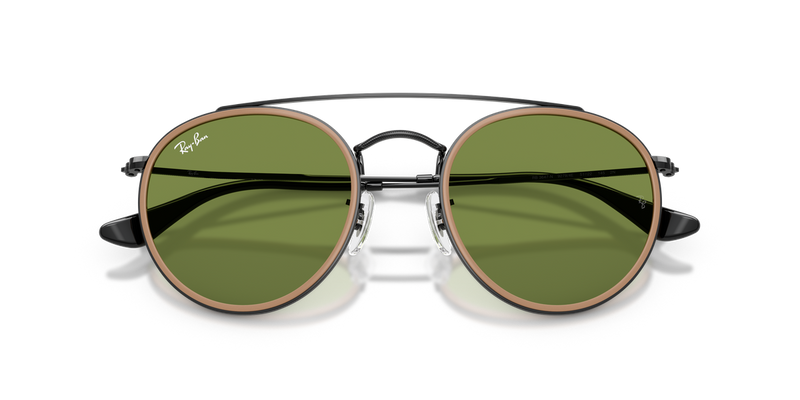 Ray-Ban RB3647N in Black / Green (92794E) - Side View