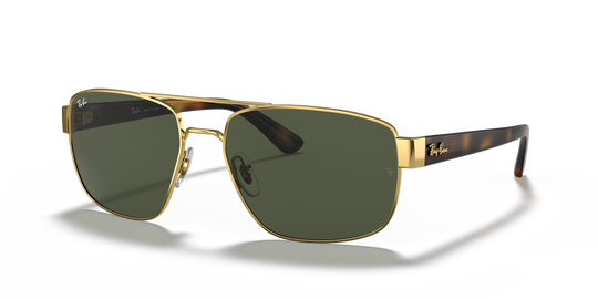 Ray-Ban RB3663 - Arista Gold / G-15 Green (001/31)