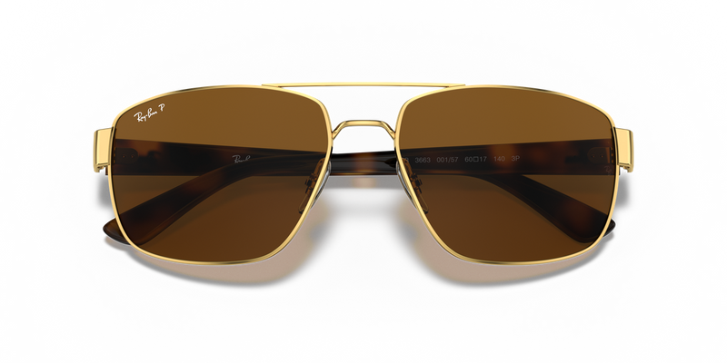 Ray-Ban RB3663 in Arista Gold - Alternate View