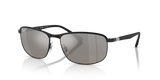 Black On Black / Mirror Silver Polarized+ (186/5J)
