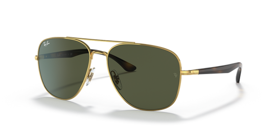 Ray-Ban RB3683 - Arista Gold / G-15 Green (001/31)