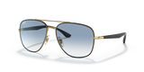 Black On Gold / Blue (90003F)