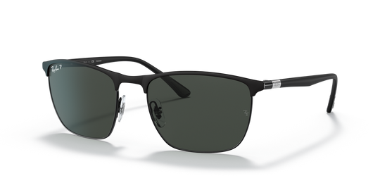 Ray-Ban RB3686 - Black / Dark Grey Polarized+ (186/K8)