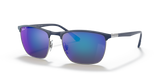Blue On Gunmetal / Blue Polarized+ (92044L)