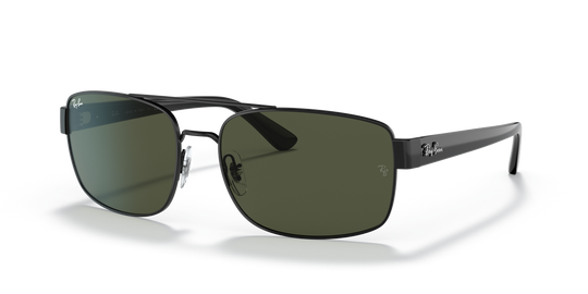 Ray-Ban RB3687 - Black / Green (002/31)