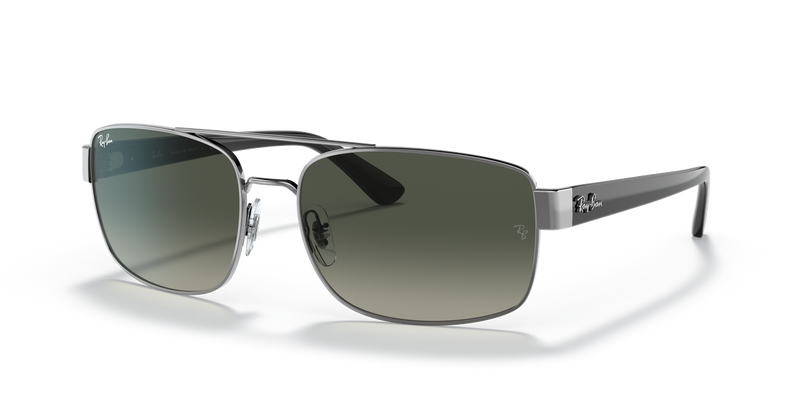 Ray-Ban RB3687 in Gunmetal / Grey Gradient (004/71) - Front View