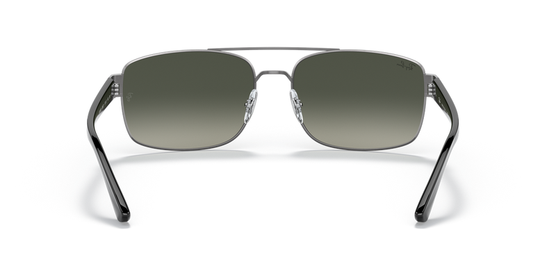 Ray-Ban RB3687 in Gunmetal / Grey Gradient (004/71) - Temple Detail