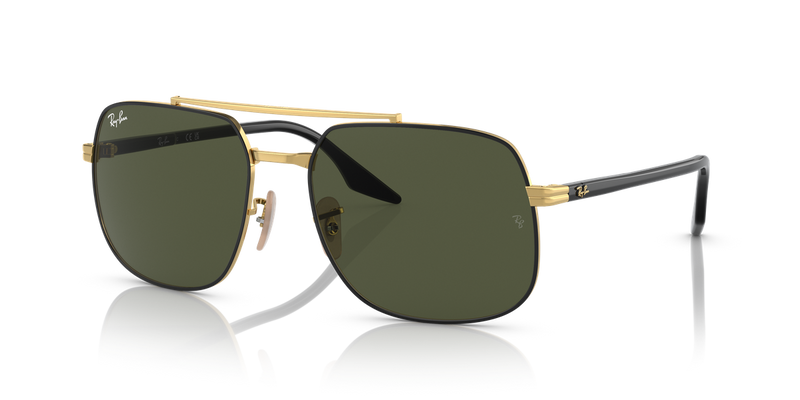 Ray-Ban RB3699 in Black On Gold - Alternate View