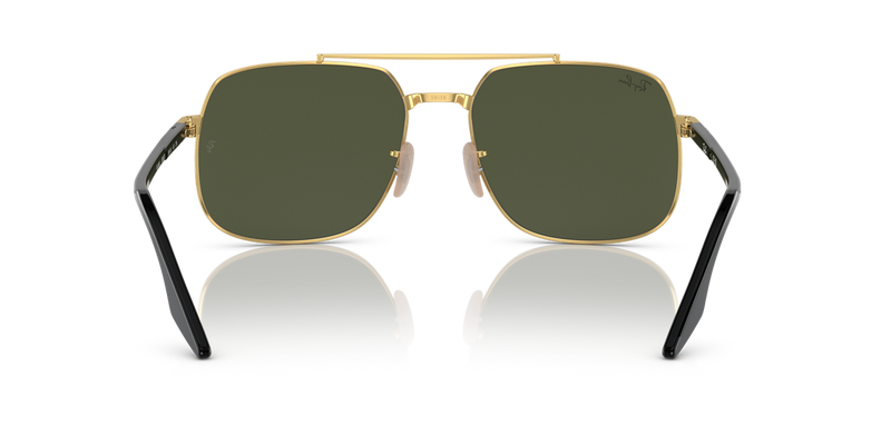 Ray-Ban RB3699 in Black On Gold - Alternate View