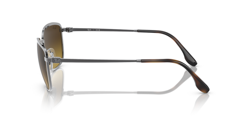 Ray-Ban RB3705 in Gunmetal - Back View