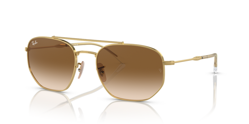 Ray-Ban RB3707 in Arista Gold - Front View
