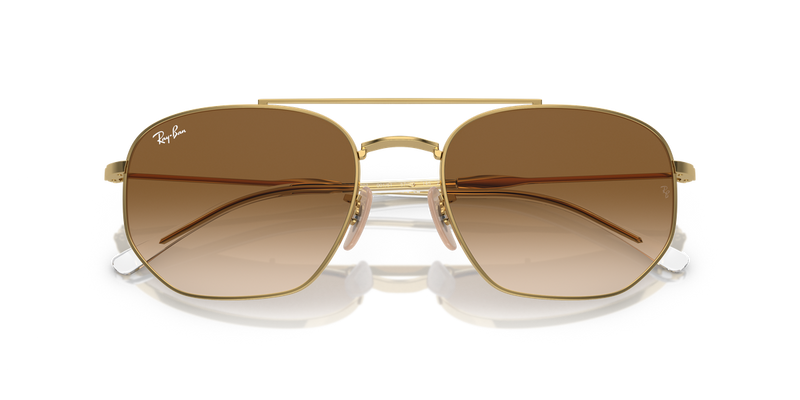 Ray-Ban RB3707 in Arista Gold - Side View