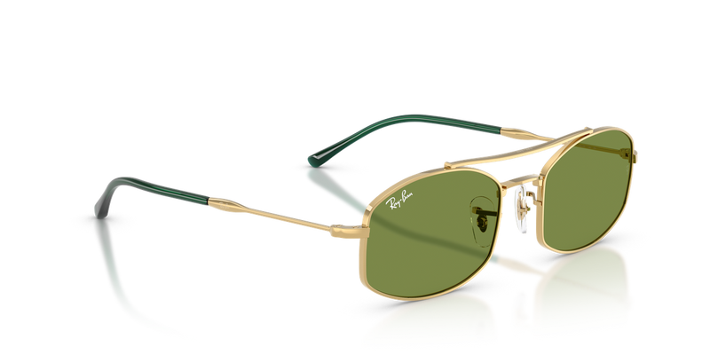 Ray-Ban RB3719 in Arista Gold / Green (001/4E) - Alternate View