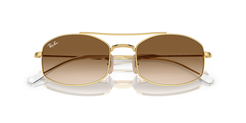 Ray-Ban RB3719 in Arista Gold / Light Brown (001/51) - Alternate View