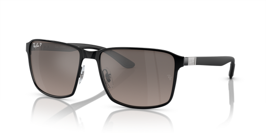 Ray-Ban RB3721CH - Black On Black / Grey Polarized+ (186/5J)