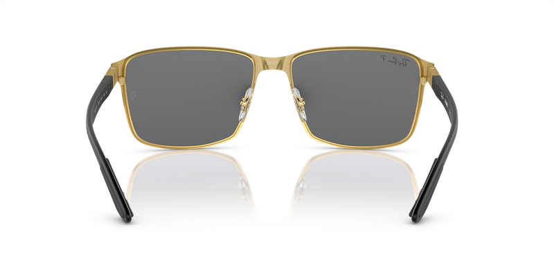 Ray-Ban RB3721CH in Black On Gold - Alternate View