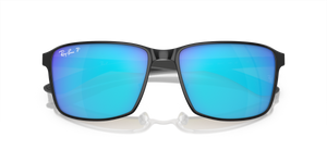 Black On Silver / Blue Polarized+ (9144A1)