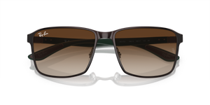 Brown On Gunmetal / Solid Color (188/13)