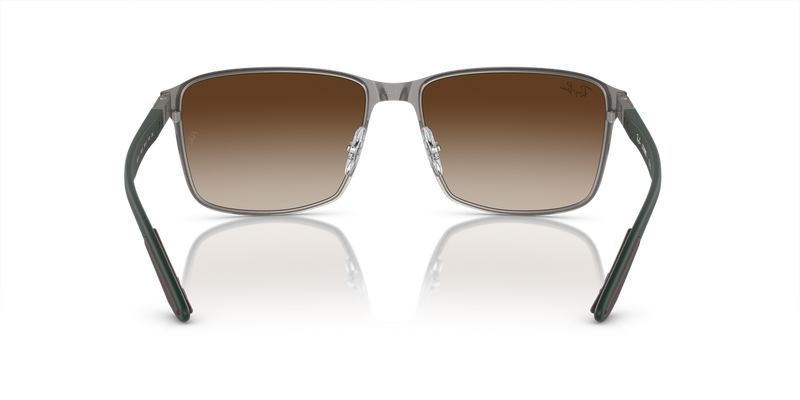 Ray-Ban RB3721 in Brown On Gunmetal - Alternate View