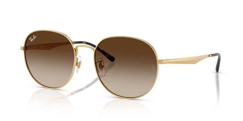 Ray-Ban RB3727D in Arista Gold / Brown Gradient (001/13) - Front View