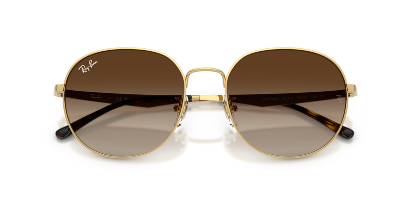 Ray-Ban RB3727D in Arista Gold / Brown Gradient (001/13) - Side View