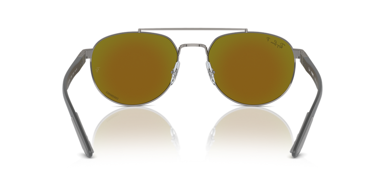 Ray-Ban RB3736CH in Gunmetal / Green & Blue Polarized+ (004/A1) - Alternate View