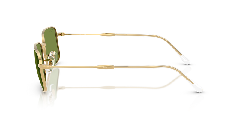 Ray-Ban RB3746 in Arista Gold / Green (001/4E) - Back View