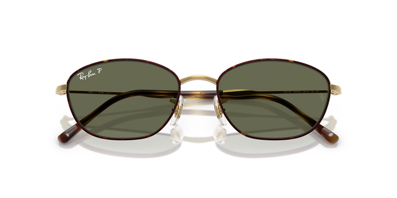Ray-Ban RB3749 in Havana On Gold / G-15 Green Polarized (927358) - Alternate View