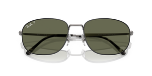 Matte Black On Matte Gunmetal / Green Polarized (927458)