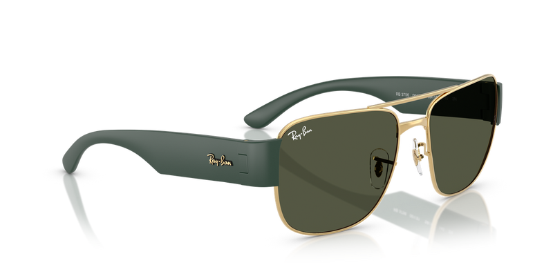 Ray-Ban RB3756 in Gold / Green (001/31) - Alternate View