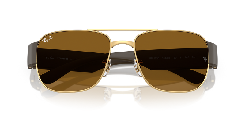 Ray-Ban RB3756 in Arista Gold / Brown (001/33) - Alternate View