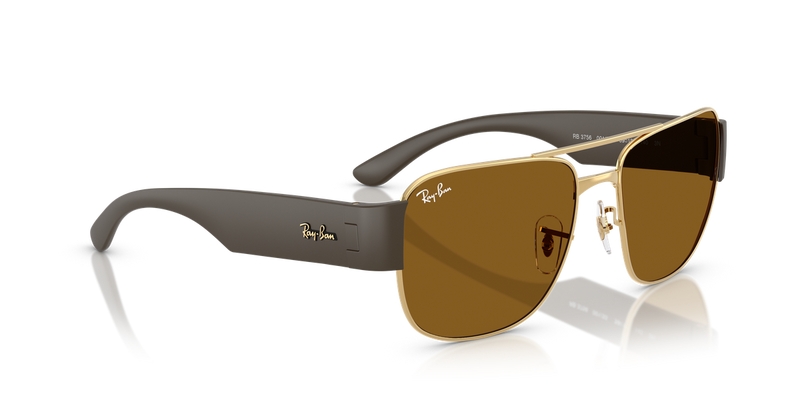 Ray-Ban RB3756 in Arista Gold / Brown (001/33) - Alternate View