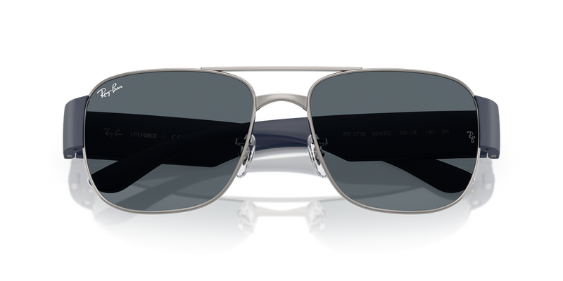 Ray-Ban RB3756 in Gunmetal / Blue (004/R5) - Alternate View