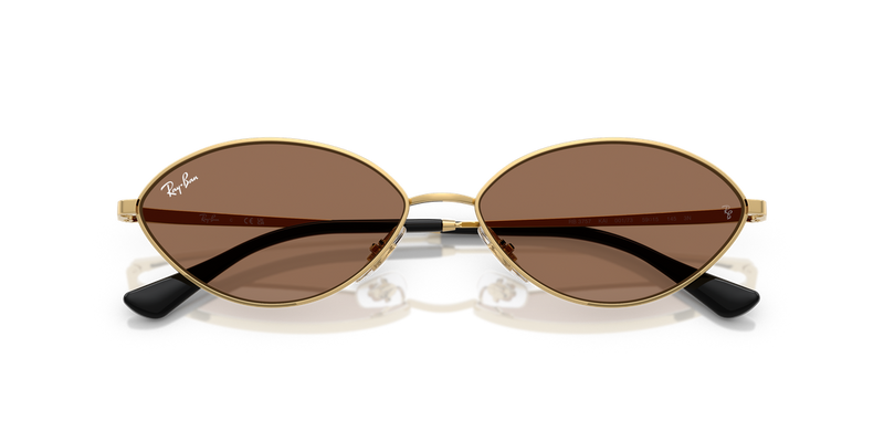 Ray-Ban KAI in Gold - Side View