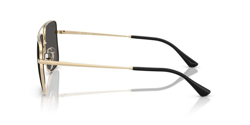 Ray-Ban ARI in Pale Gold - Back View