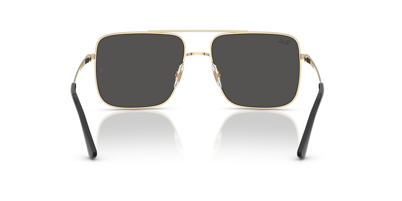 Ray-Ban ARI in Pale Gold - Temple Detail